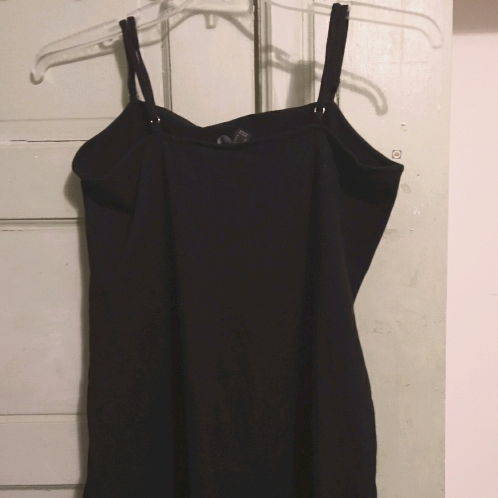 Spaghetti strap knee length dress